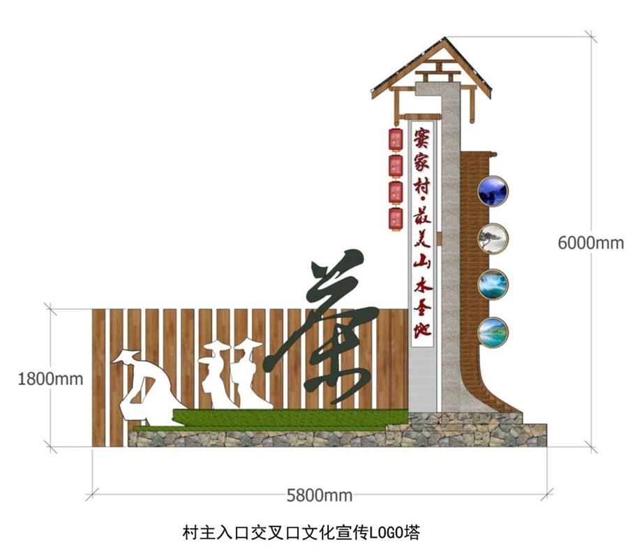 【標(biāo)識(shí)設(shè)計(jì)】美麗村居建設(shè)的亮麗風(fēng)景線(圖1)